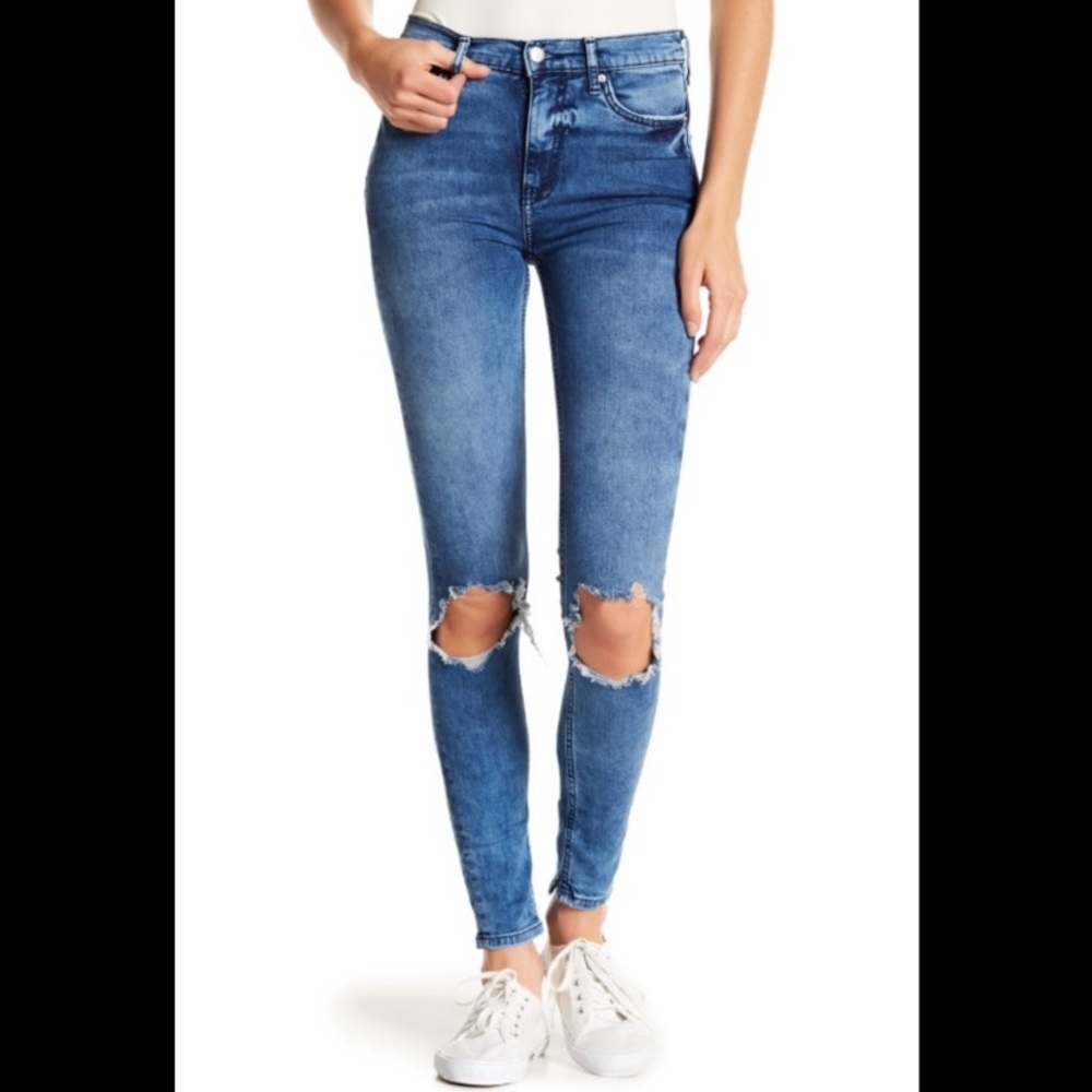 Free People Busted Knee Jeans
